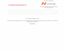 Tablet Screenshot of orangeshowspeedway.net